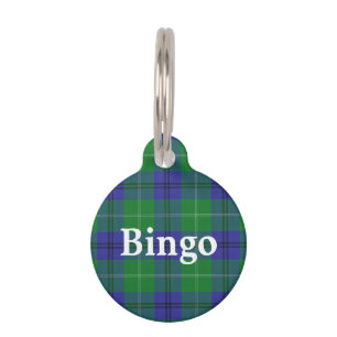 Happy Pet Clan Oliphant Tartan Plaid Tag