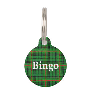 Happy Pet Clan Urquhart Tartan Plaid Tag