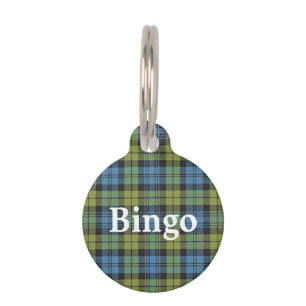 Happy Pet Scottish Campbell Tartan Plaid Tag