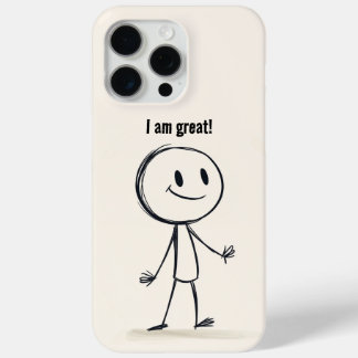 Happy Phone Case-Positive Vibes Design iPhone 15 Pro Max Case