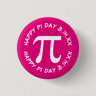 Happy Pi Day 1 Inch Round Button