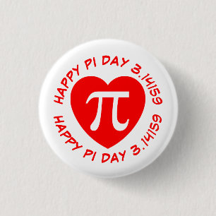 Happy Pi Day 1 Inch Round Button