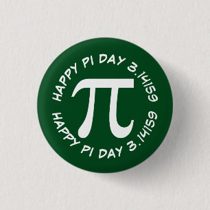 Happy Pi Day 1 Inch Round Button