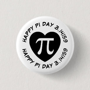 Happy Pi Day 1 Inch Round Button