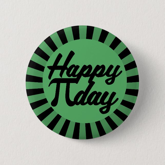 Happy Pi Day 2 Inch Round Button (Front)