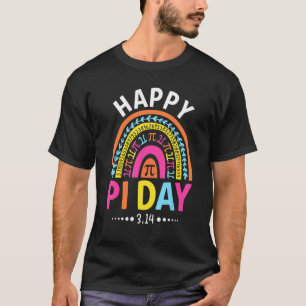 Happy Pi Day 3 14 Pi Number Symbol Math Teacher Ra T-Shirt