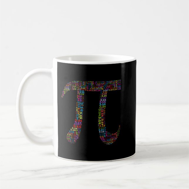 Happy Pi Day 3.14 Pie Funny Math Functions Pi Day  Coffee Mug (Left)