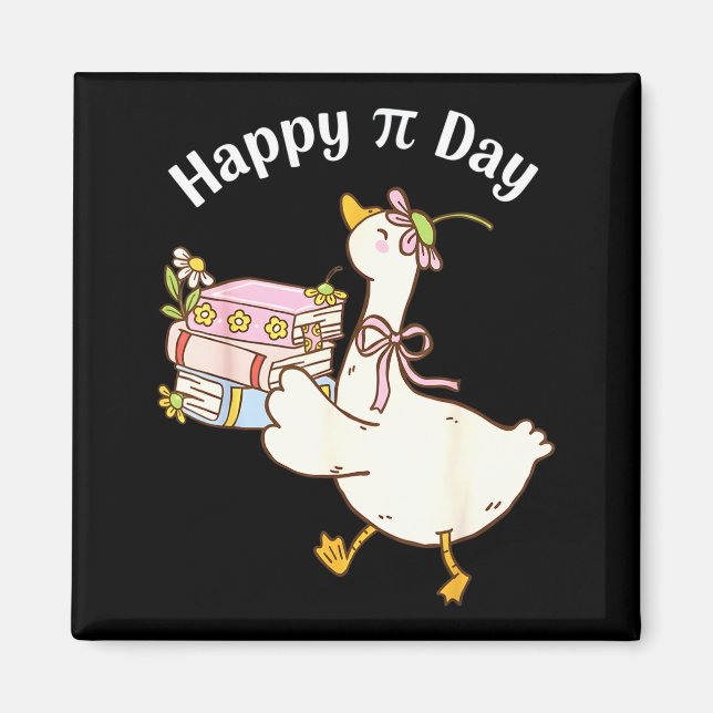Happy Pi Day Be Funny Math Teacher Lovers 100s Day Magnet (Front)