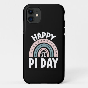 Happy Pi Day Boho Rainbow Math Mathematic iPhone 11 Case