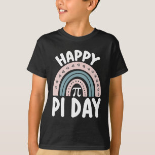 Happy Pi Day Boho Rainbow Math Mathematic T-Shirt