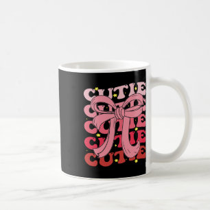 Happy Pi Day Coquette Bow Funny Math Teacher For W Coffee Mug