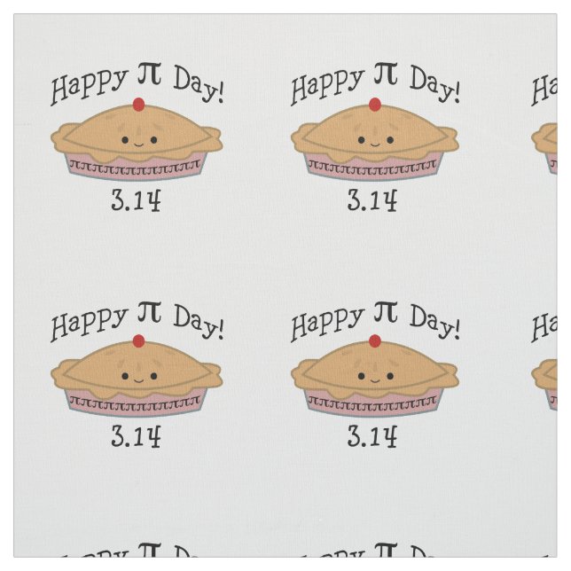 Happy Pi Day Fabric (Swatch)