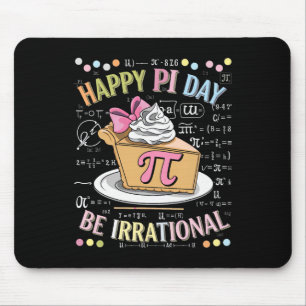 Happy Pi Day Funny Math Coach Teacher Pi Day Coque Mouse Pad