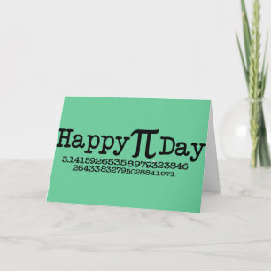 Happy Pi Day Holiday Card
