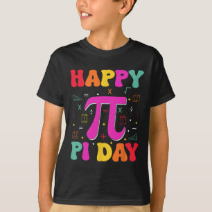 Happy Pi Day Kids Math Teachers Student Professor T-Shirt