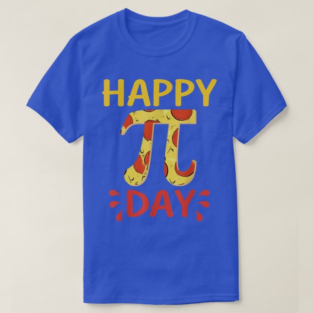 Happy Pi Day Lover Pizza 948  T-Shirt (Design Front)