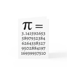 Happy Pi Day Math Lover Greeting Card