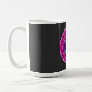 Happy Pi Day Math Teacher Gift glowing colors Coffee Mug