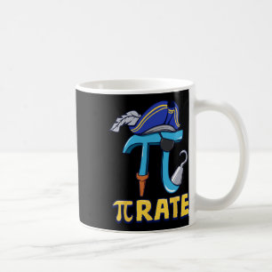 Happy Pi Day Pirate Kids Math Teachers Students Ma Coffee Mug