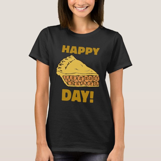 Happy Pie Pi Day Kids Math Teachers Student School T-Shirt (Front)