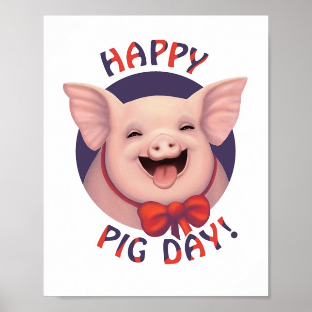 Happy Pig Day! Poster (Front)