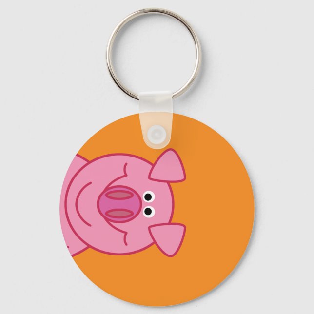 HAPPY PIG KEYCHAIN (Front)