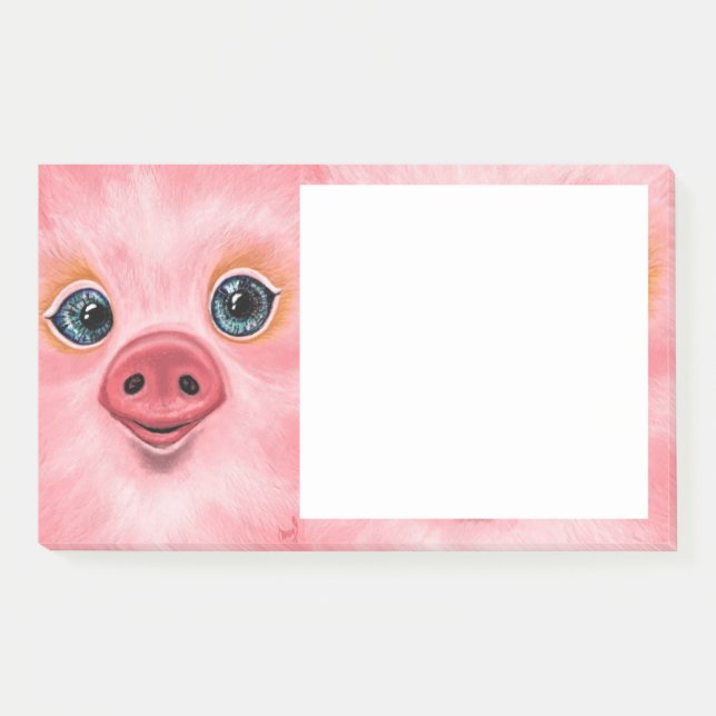 Happy Pig Sticky Notes (Front)