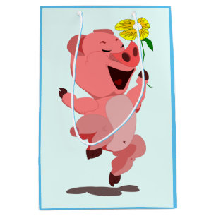 Happy Piggy Medium Gift Bag