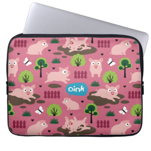 Happy Piglets In The Mud Electronics Bag