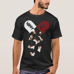 Happy Pill Beagles  Beagle Mom Dad T-Shirt