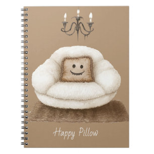 Happy Pillow Chandelier Halloween Notebook