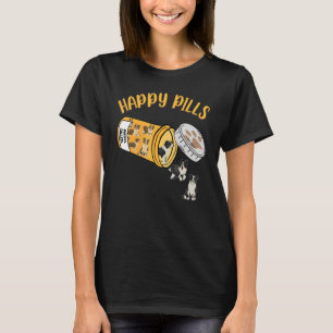 Happy Pills Border Collie Cute Dog T-Shirt