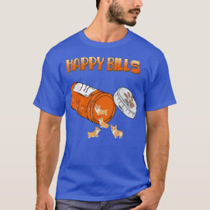 Happy Pills Corgi,Miniature Corgi Dog Owner, Corgi T-Shirt