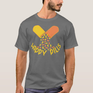 Happy Pills, Funny Corgi, Love Dog Lover For Men W T-Shirt