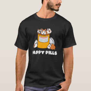 Happy Pills Guinea Pig Funny Cute Guinea Pig T-Shirt