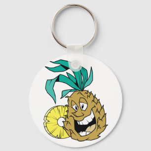 Happy Pineapple Keychain