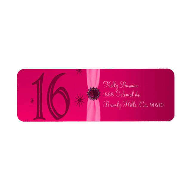 Happy Pink Birthday 16 (Front)