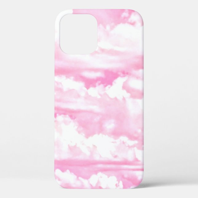 Happy Pink Clouds Case-Mate iPhone Case (Back)