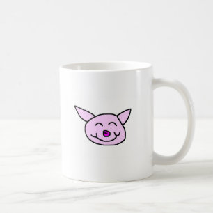 Happy Pink Pig Coffee Mug