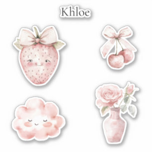 Happy Pink Strawberry Cloud Cherries Roses
