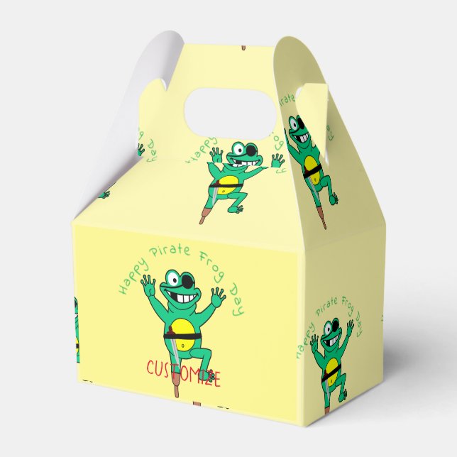 Happy Pirate Frog Day  Thunder_Cove Favor Box (Front Side)