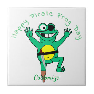 Happy Pirate Frog Day Thunder_Cove Tile