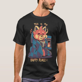 Happy Place at the Fireplace T-Shirt