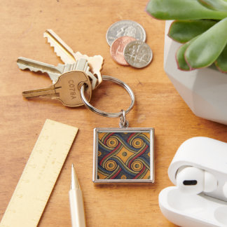 Happy Place Carpet Keychain