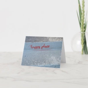 HAPPY PLACE carte pliée vierge