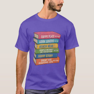 Happy Place Emily Henry Book Lovers T-Shirt