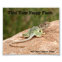 Happy Place Lizard Print