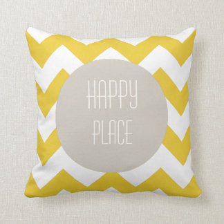 Happy Place Throw Pillow