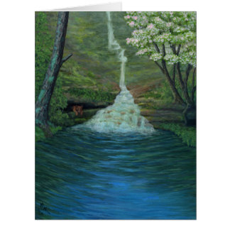 Happy Place - Waterfall Painting