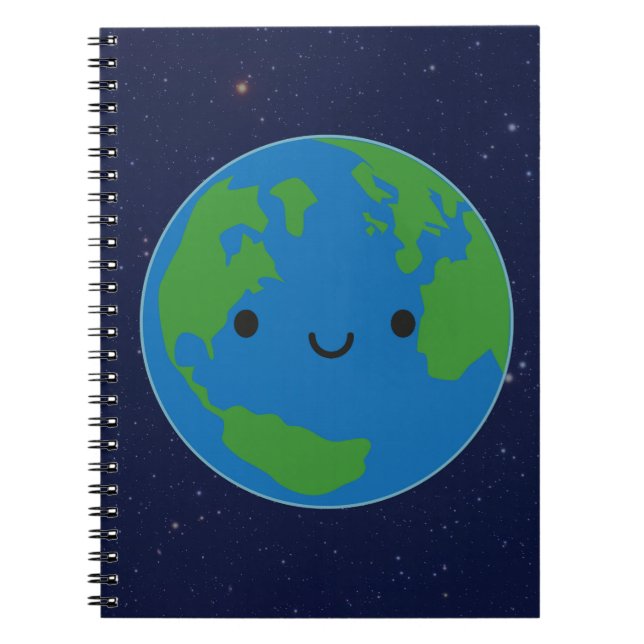 Happy Planet Earth Notebook (Front)